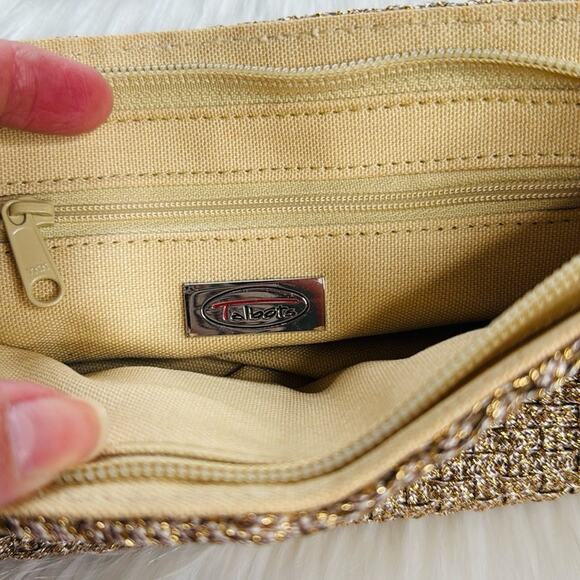 Talbots Gold Shimmer Textured Clutch - Picture 6 of 7